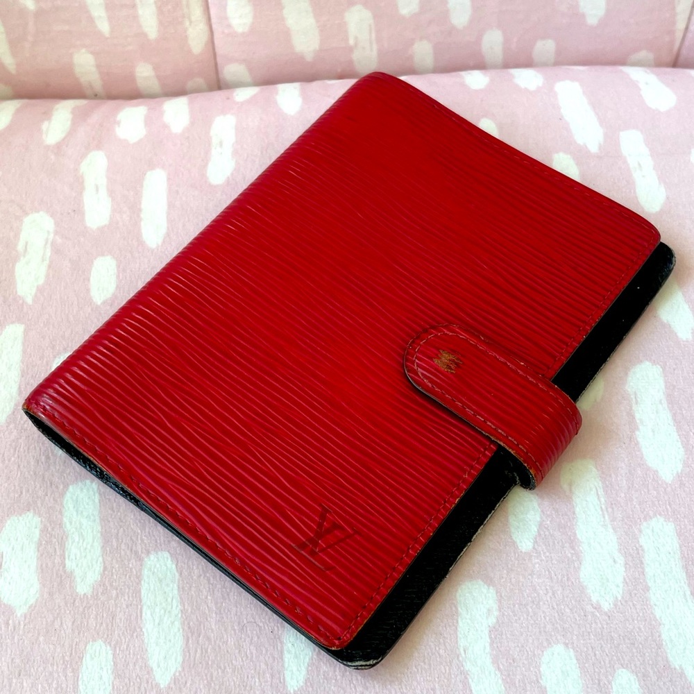 LOUIS VUITTON AGENDA PM IN EPI RED CA0968